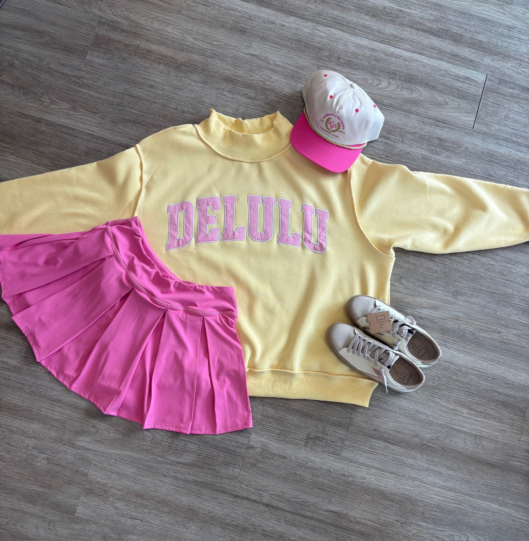 Delulu Mockneck Sweatshirt