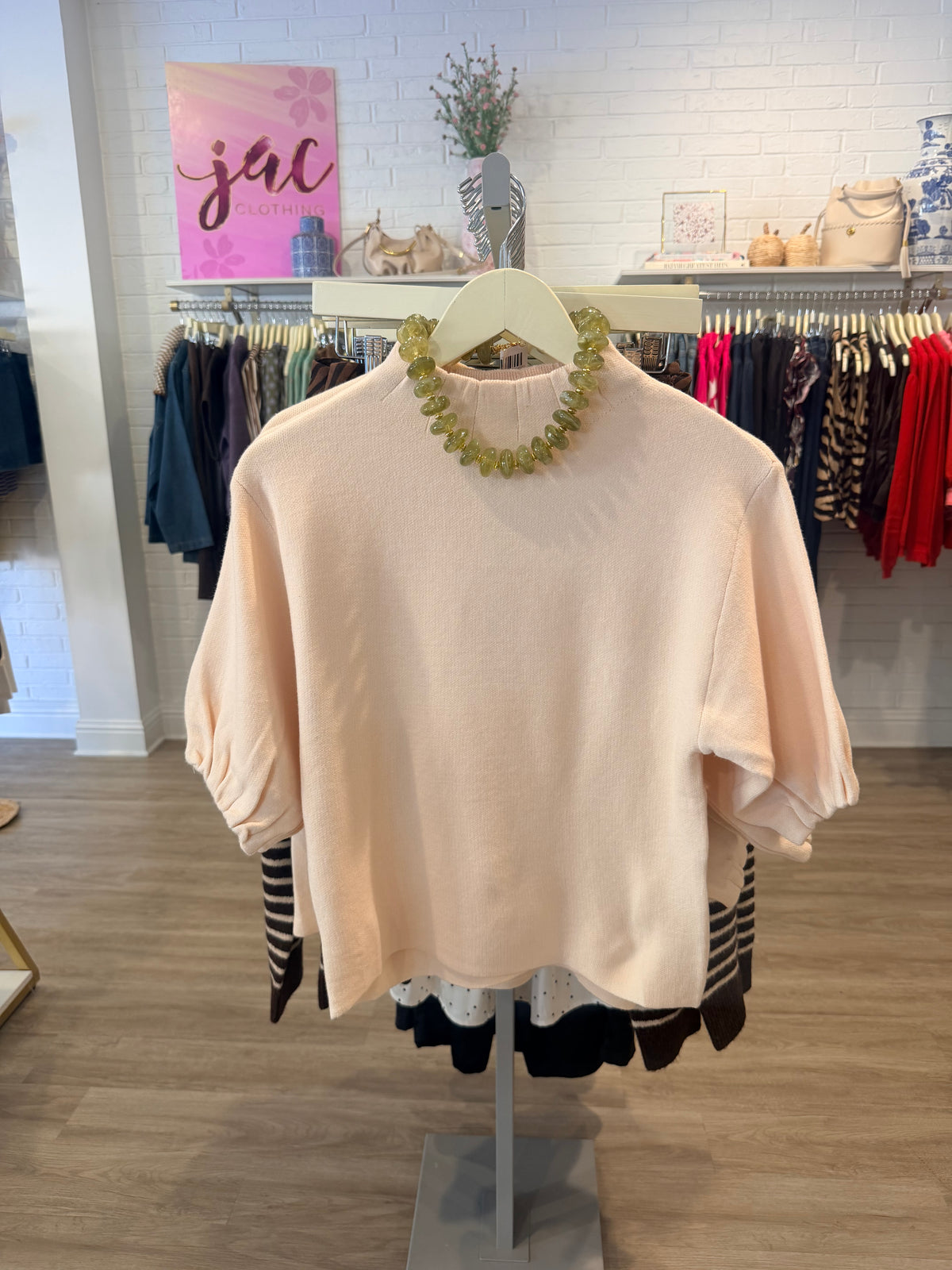 Hallie Mock Neck Top