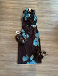 Gia Cowl Neck Floral Dress