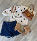 Bethany Polka Dot Sweater