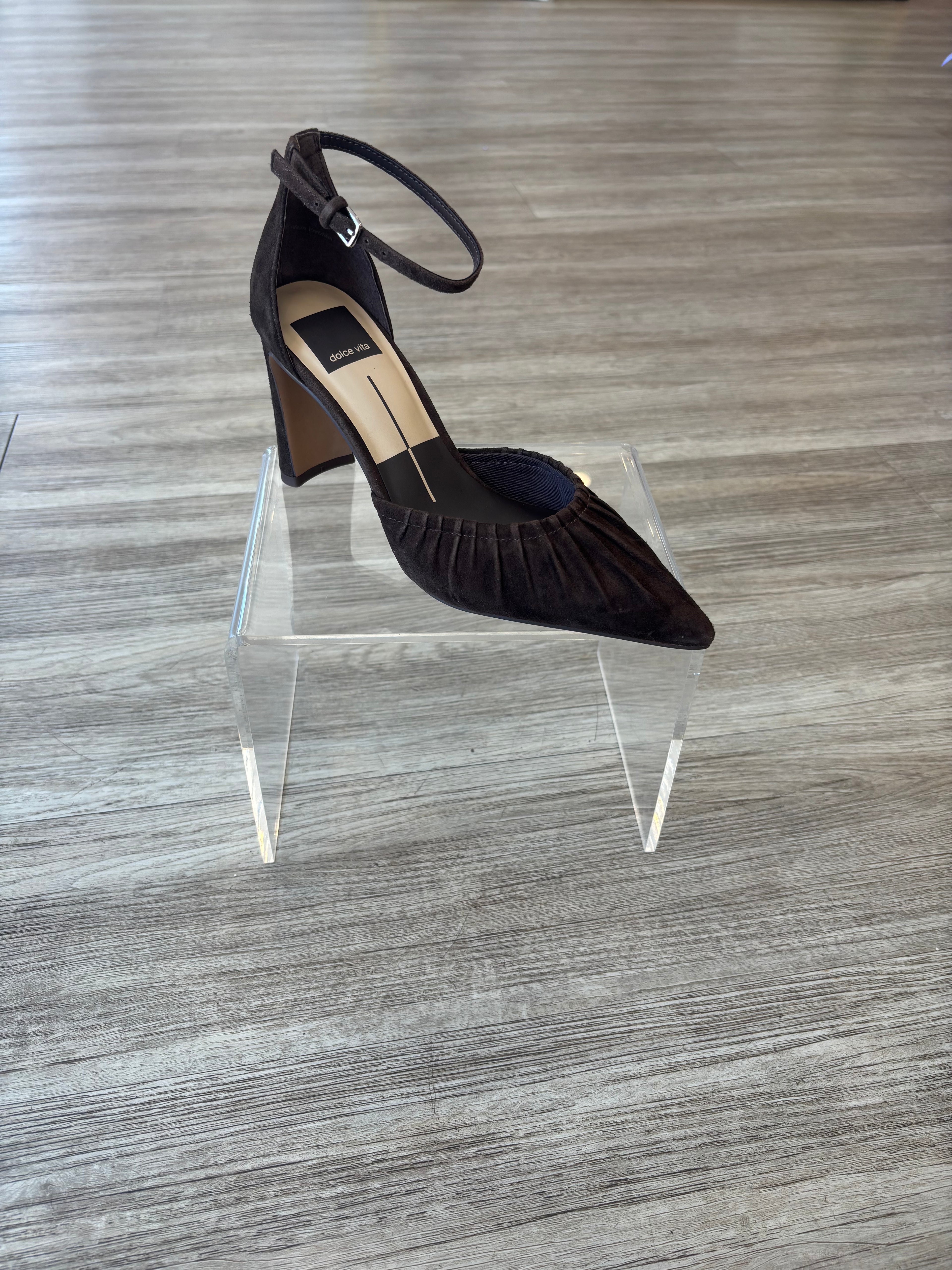 Dolce Vita Kylo Espresso Suede Heels