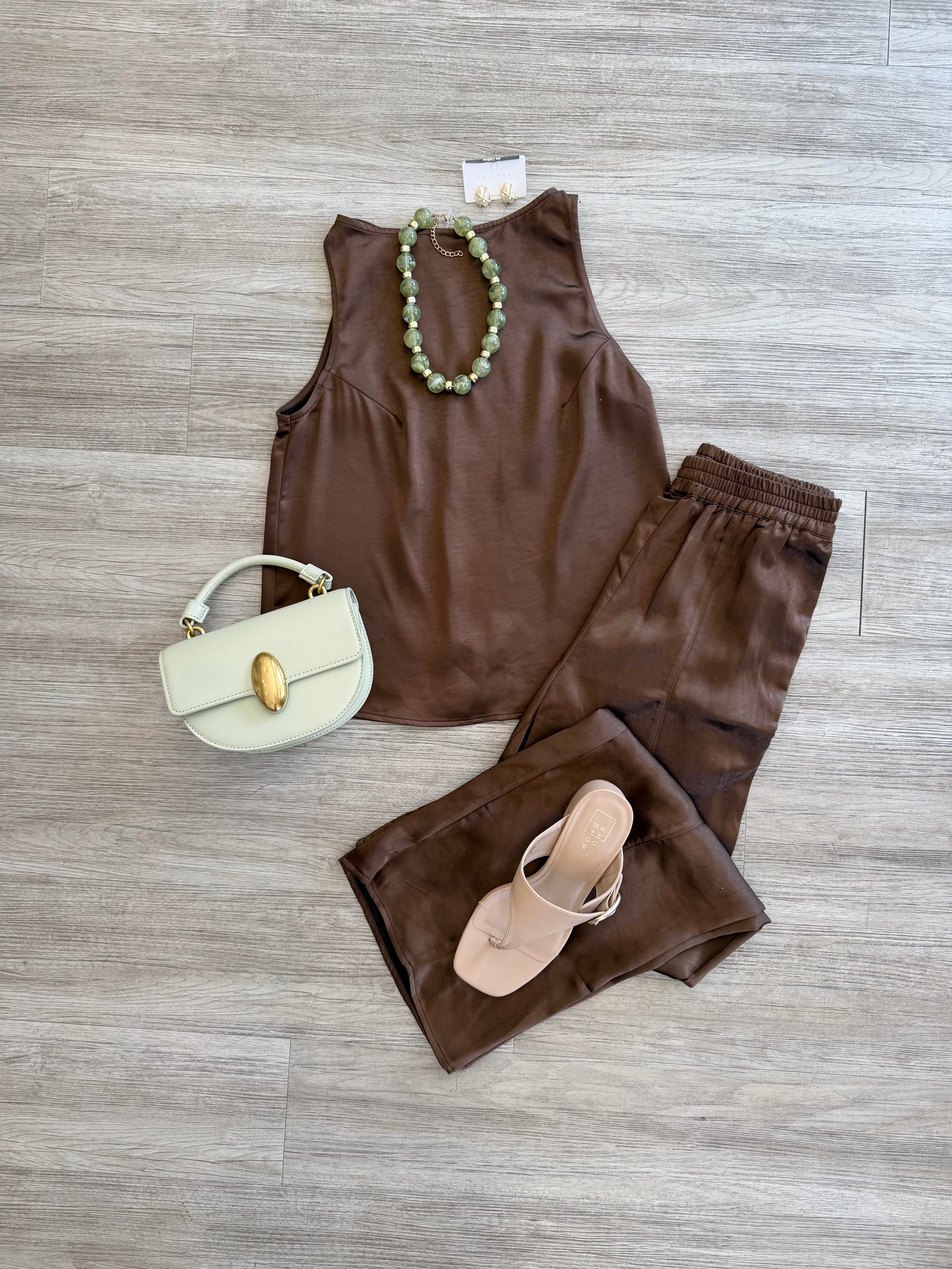 Dawn Satin Pull On Pants