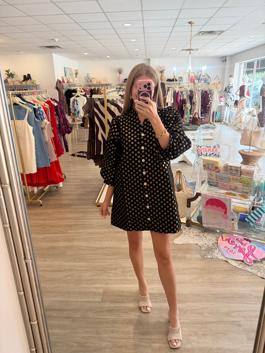 Pierce Polka Dot Dress