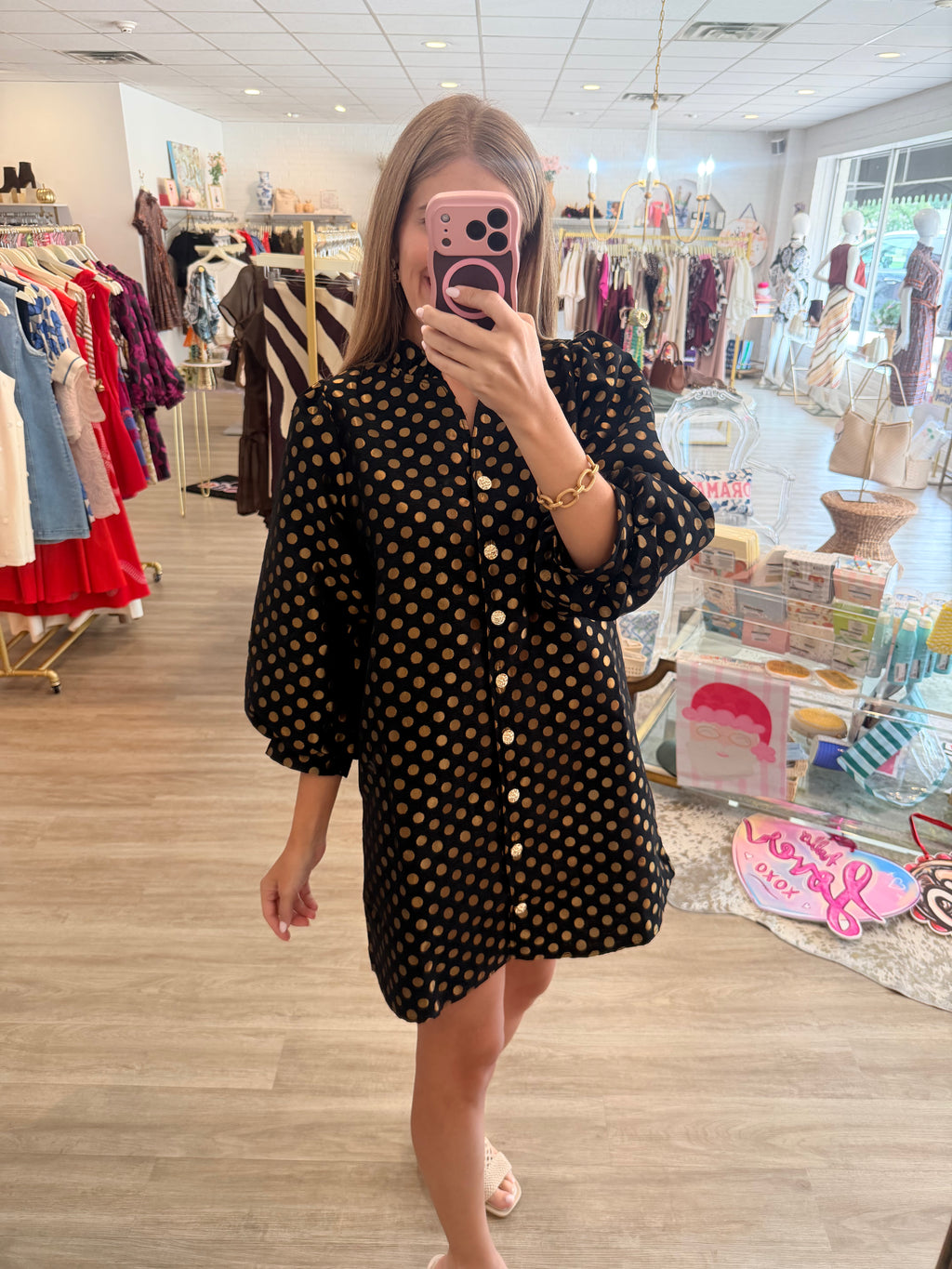 Pierce Polka Dot Dress