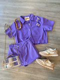 Keagan Boxy Denim Top