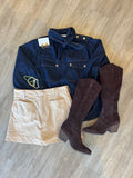 Shelton Denim Top