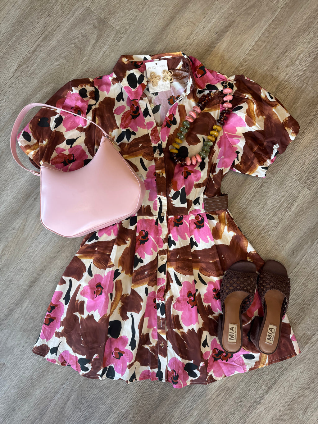 Ginger Floral Puff Sleeve Dress