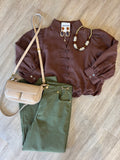 Palmer Brown Top