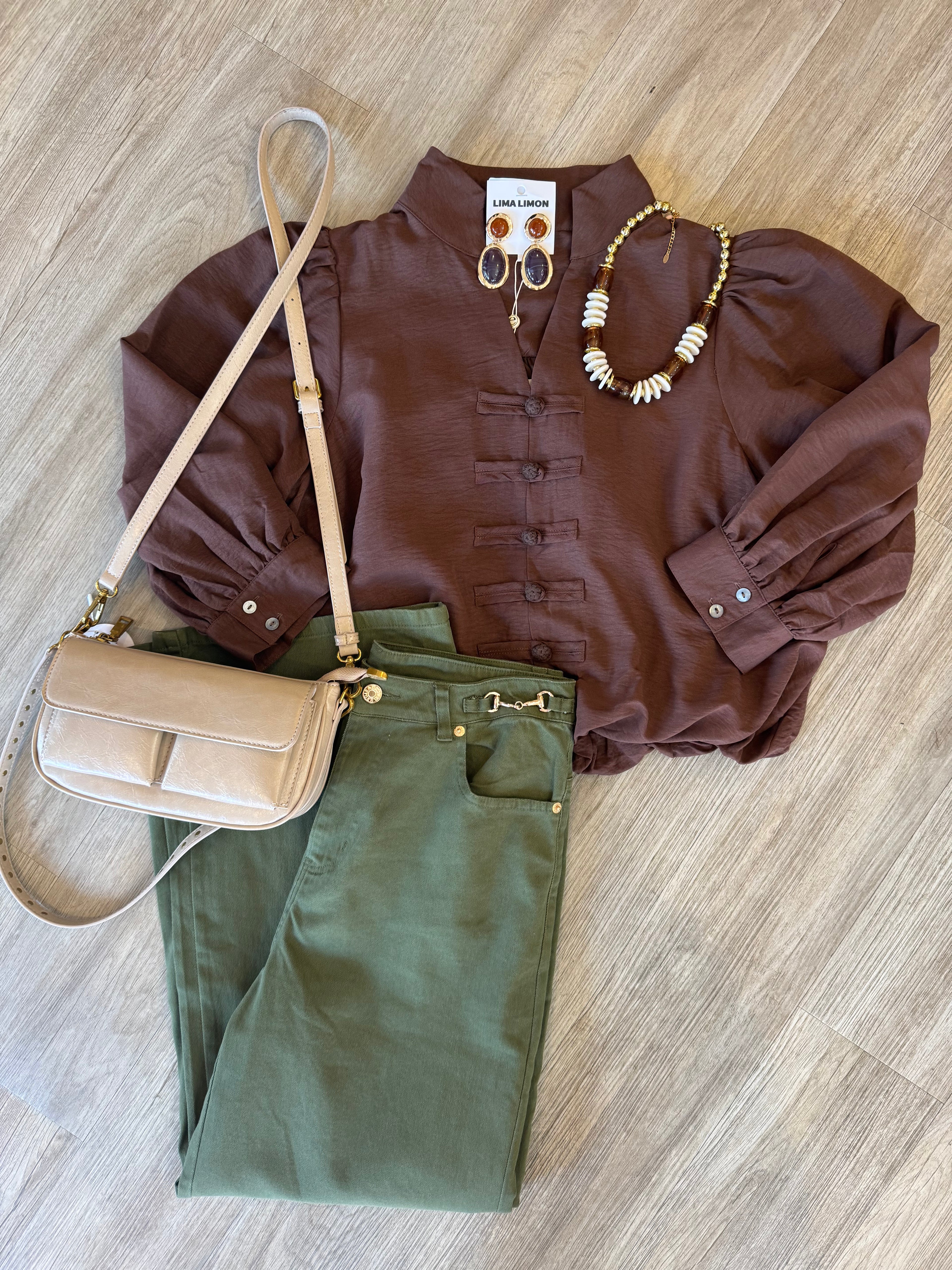 Palmer Brown Top