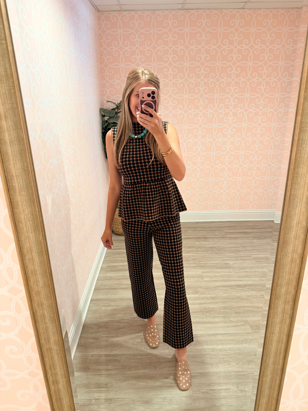 Mia Knit Dot Pants