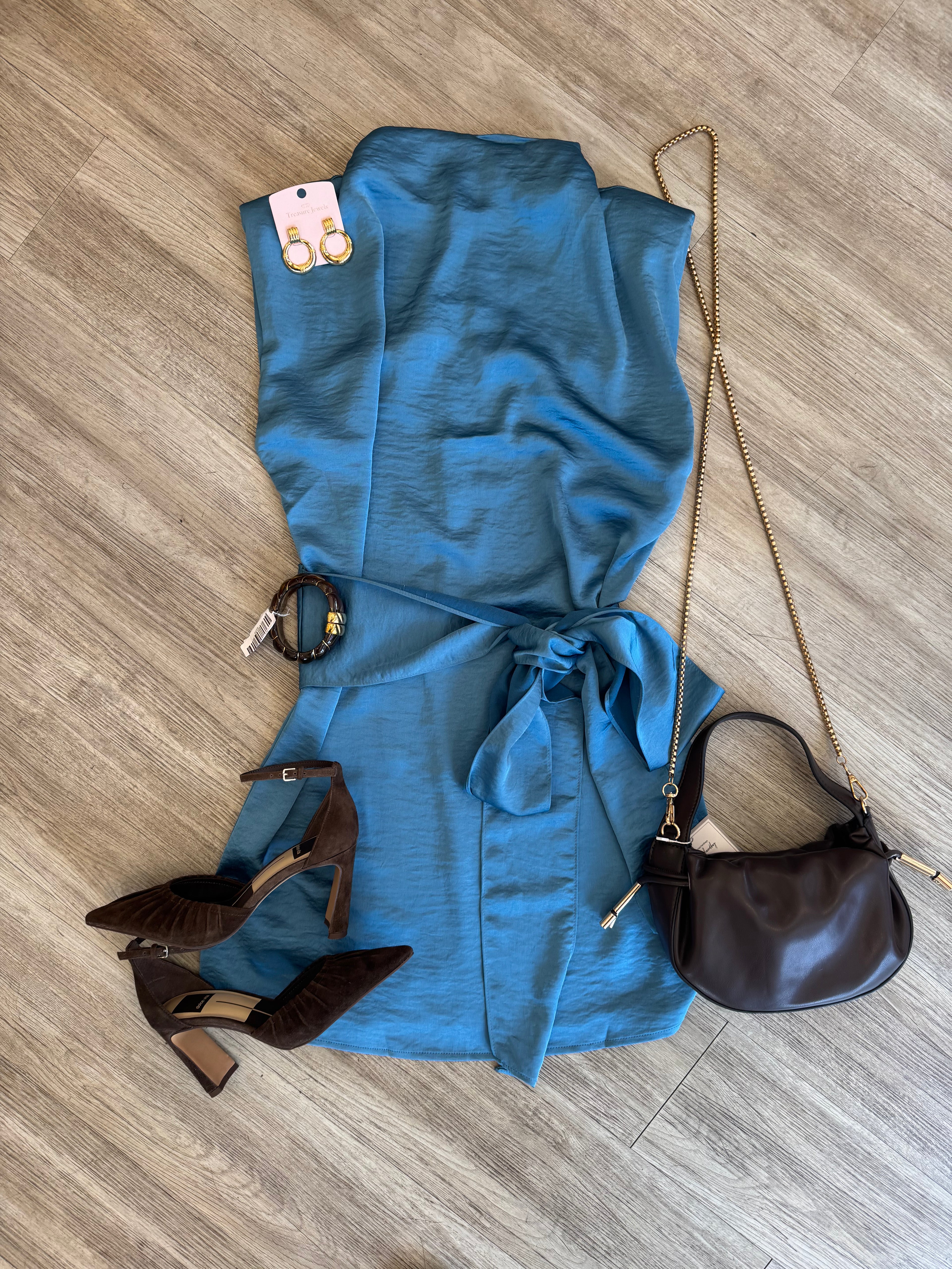 Meg Cowl Neck Dress