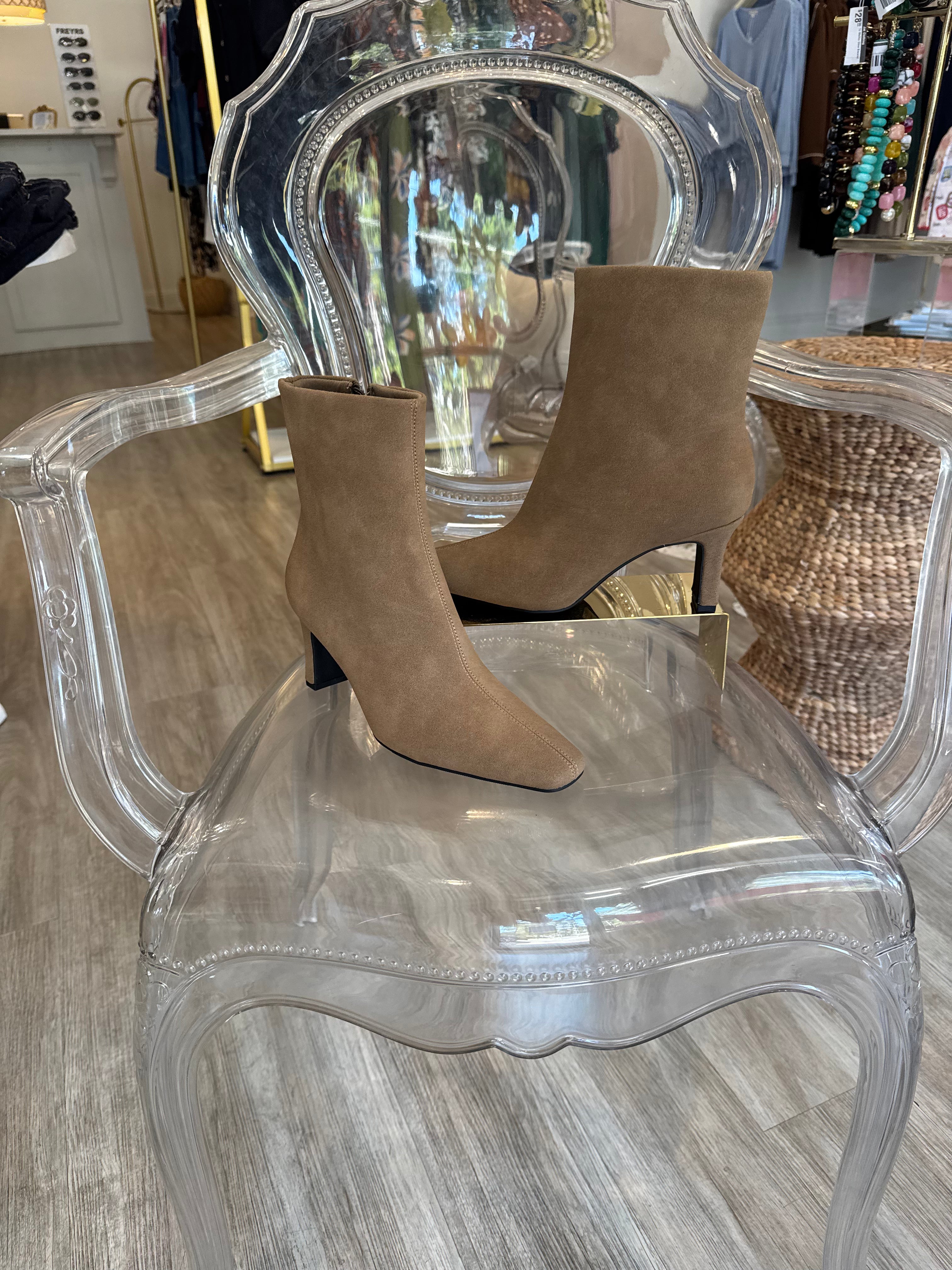 Swan Square Toe Boots