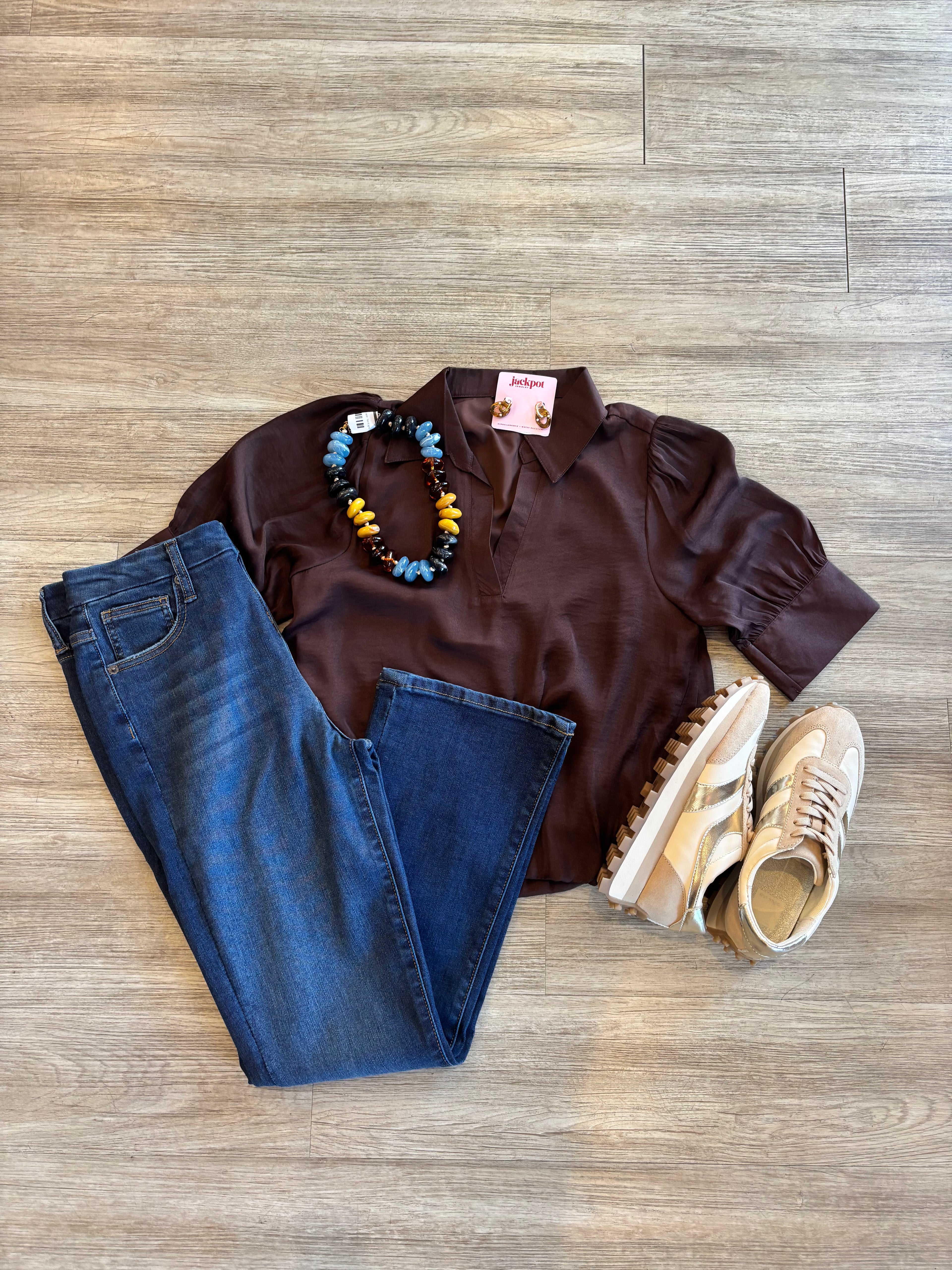 Audrey Bubble Hem Top
