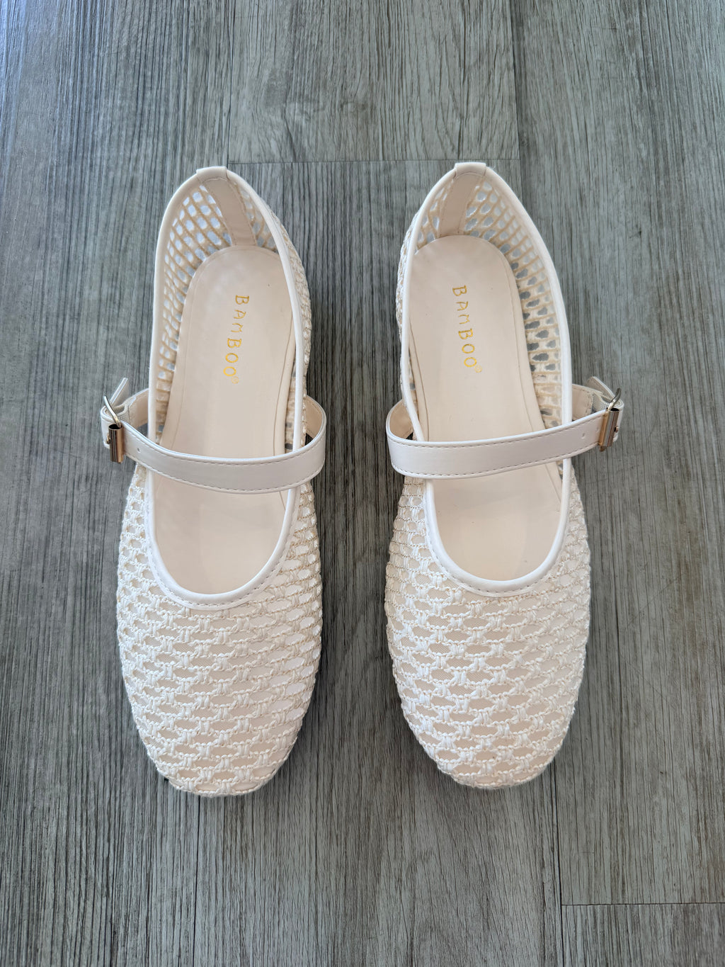 Bamboo Accept Mesh Ballet Flats