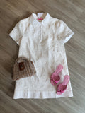 Finley Floral Crochet Shirt Dress