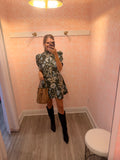 Olive Blooms Dress
