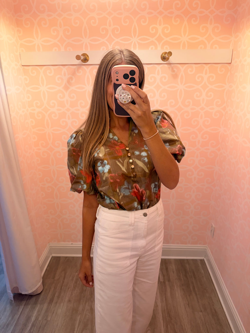 Meadows Floral Puff Sleeve Top
