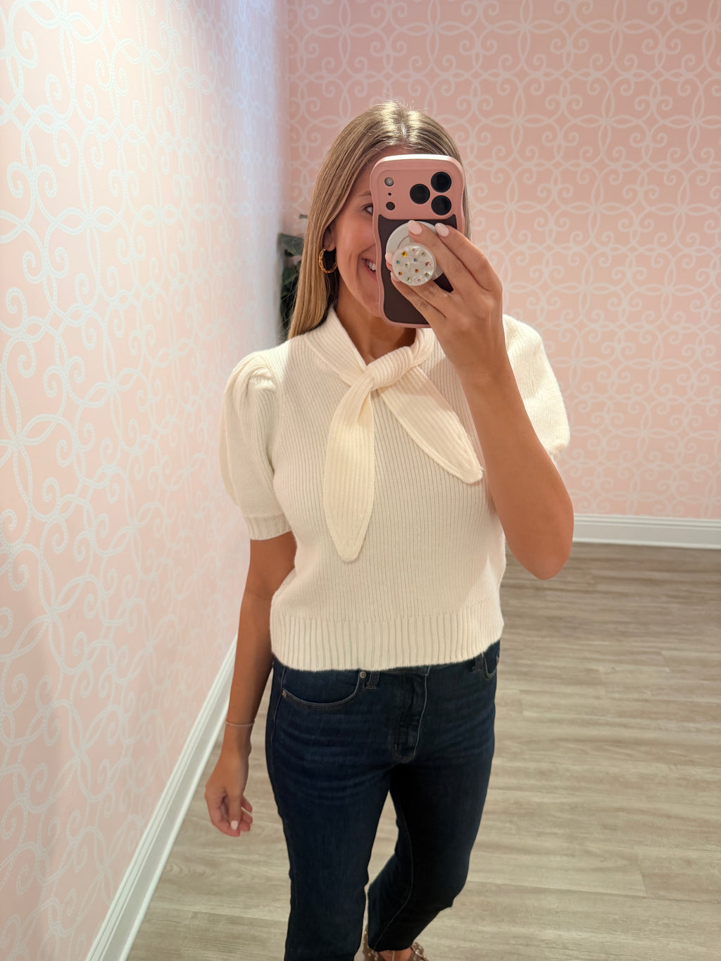 Everly Bow Sweater