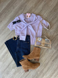 Cool Girl Tie Front Sweater