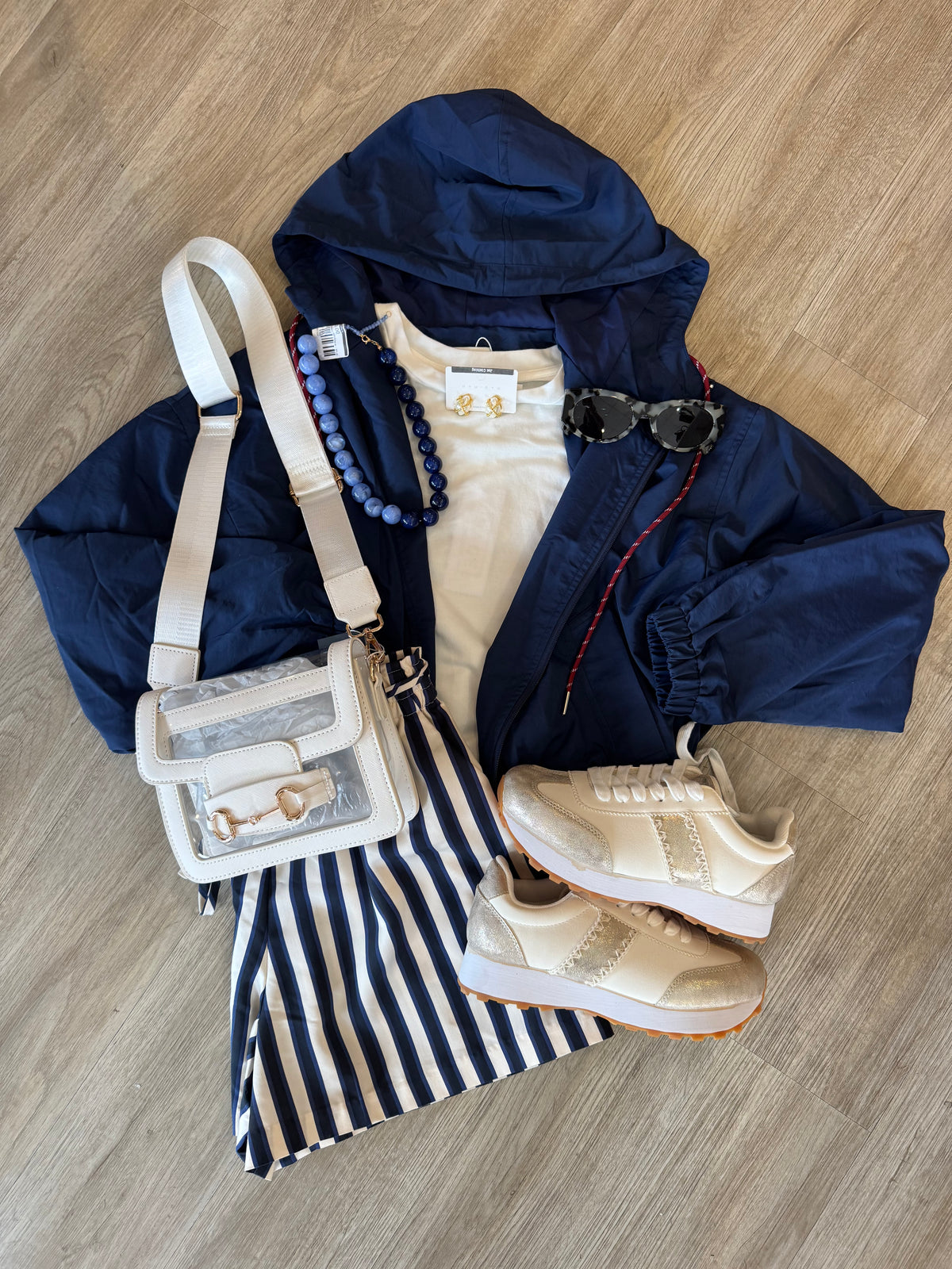 Quick Run Wind Breaker Navy Jacket