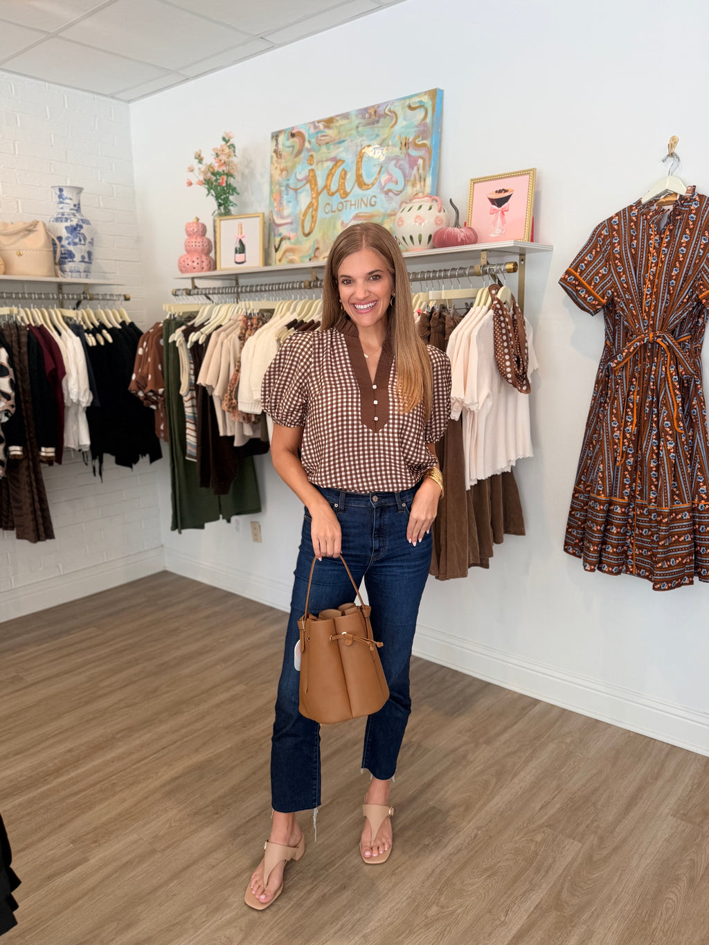 The Marlowe Gingham Top