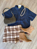 Lilly Boxy Denim Top