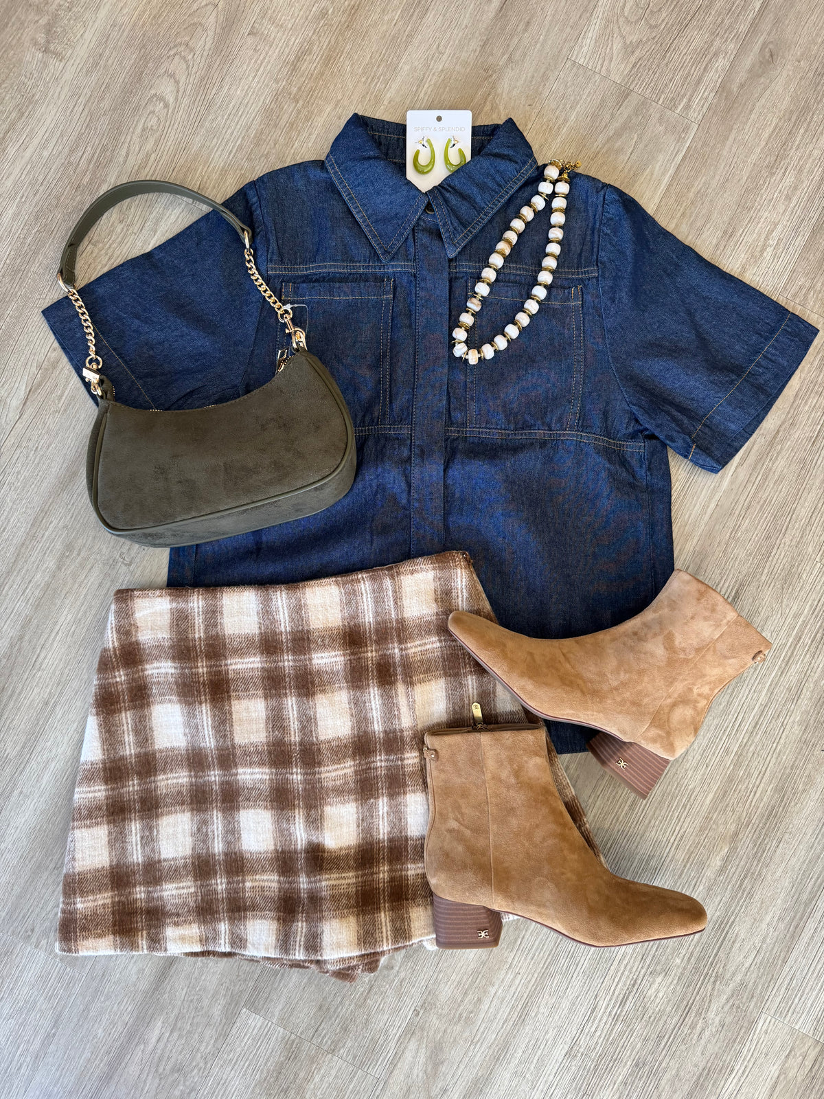 Lilly Boxy Denim Top