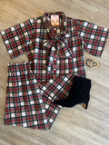JH Tartan Plaid Holiday Pants