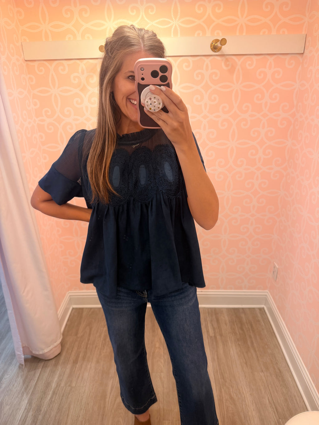 Risen High Rise Ankle Straight Jeans