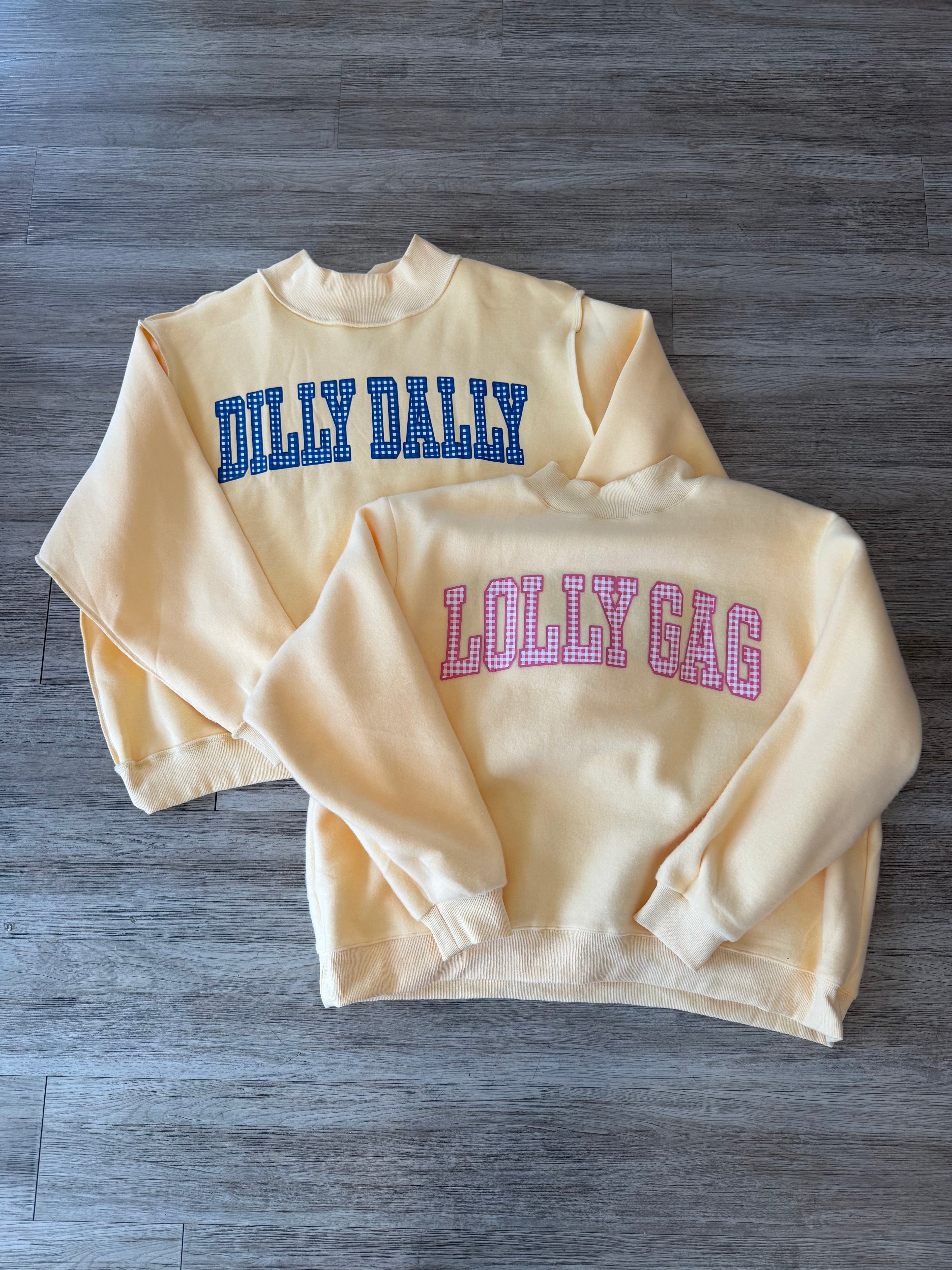 Dilly Dally / Lolly Gag Reversible Mock Neck
