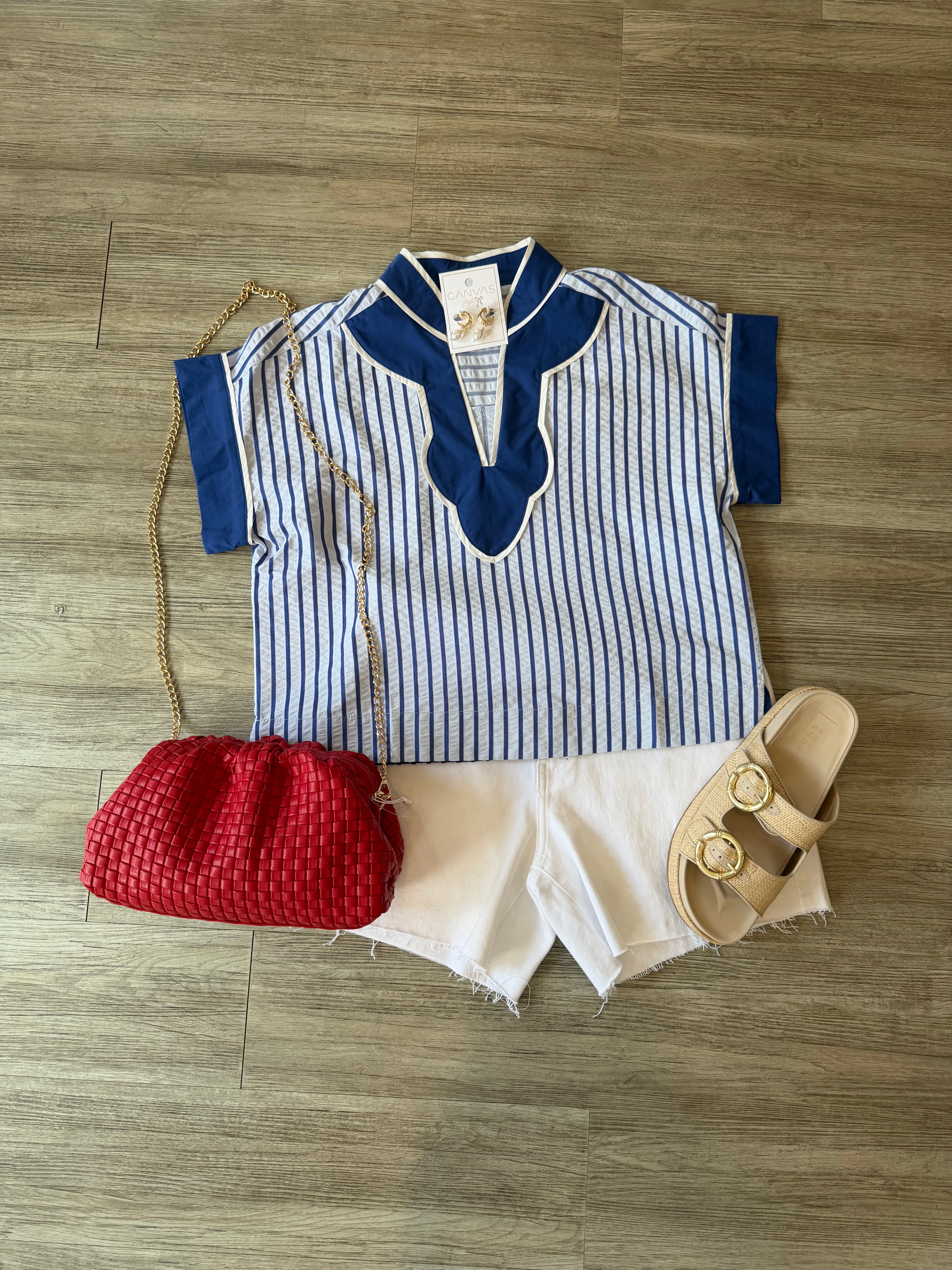 Becky Stripe Top