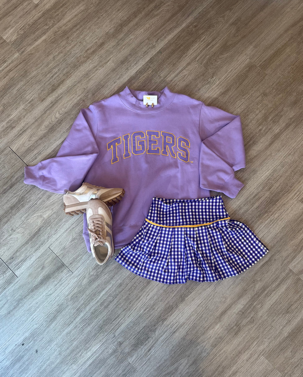 Elle Gingham Gameday Skort