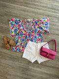 Amber Floral Top