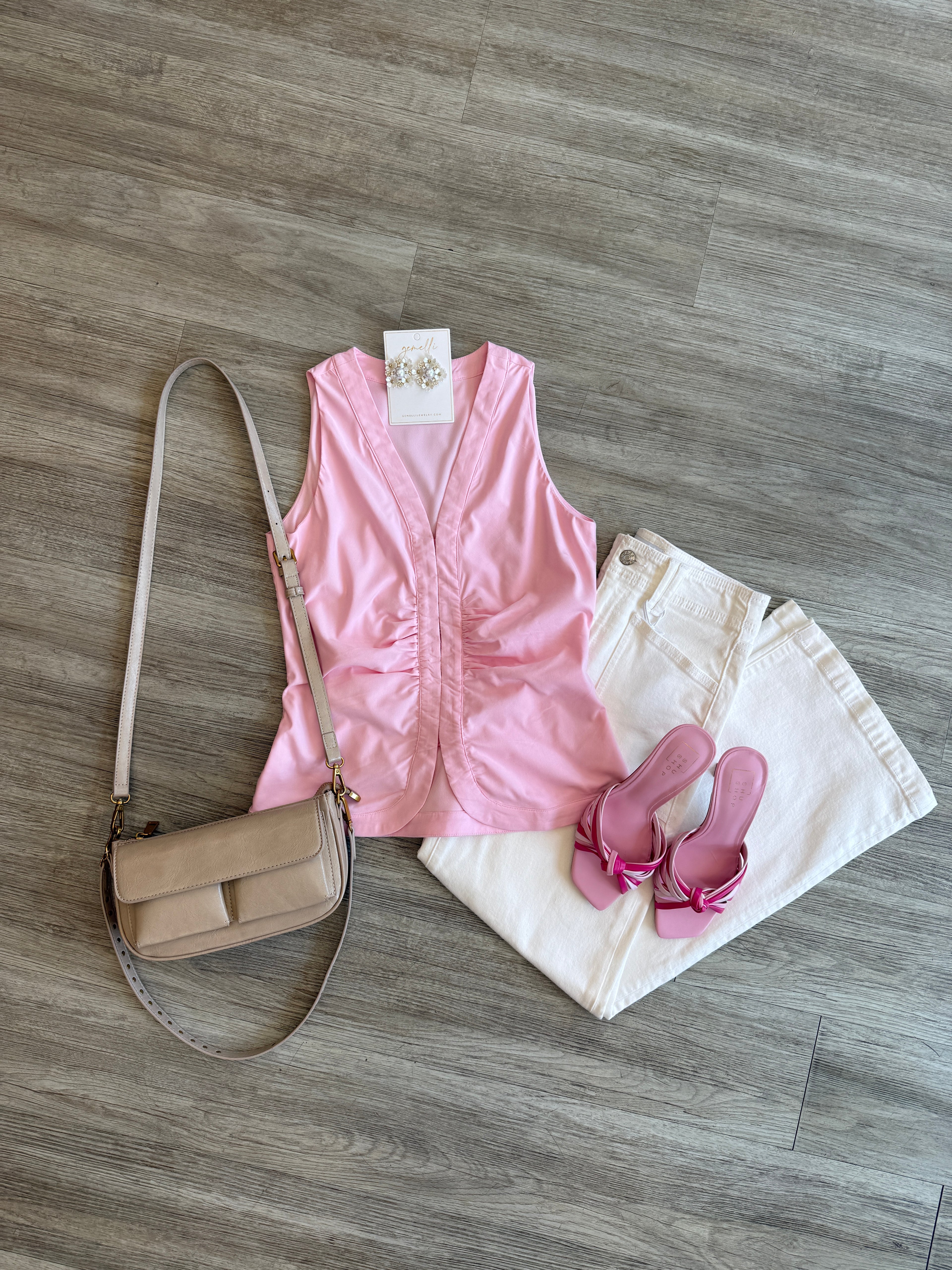 Simon Shirring Detail Top