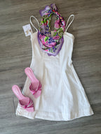 Clear Eyes White Dress