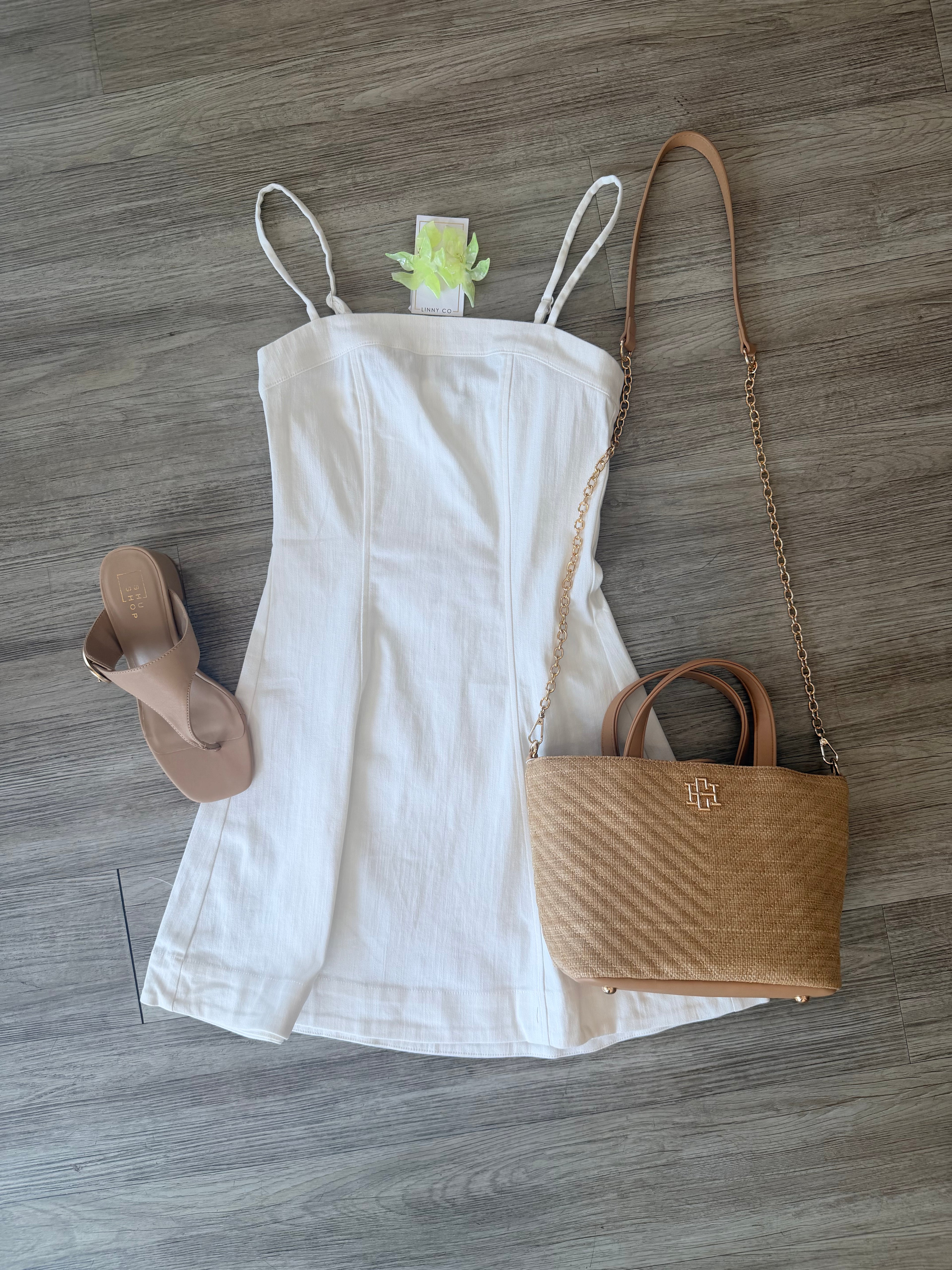 Clear Eyes White Dress