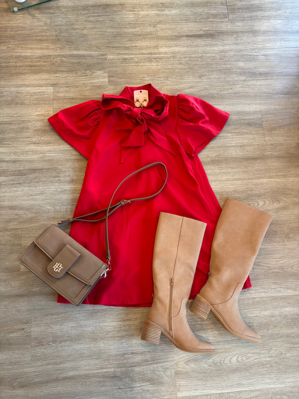 Lori Bow Neck Dress