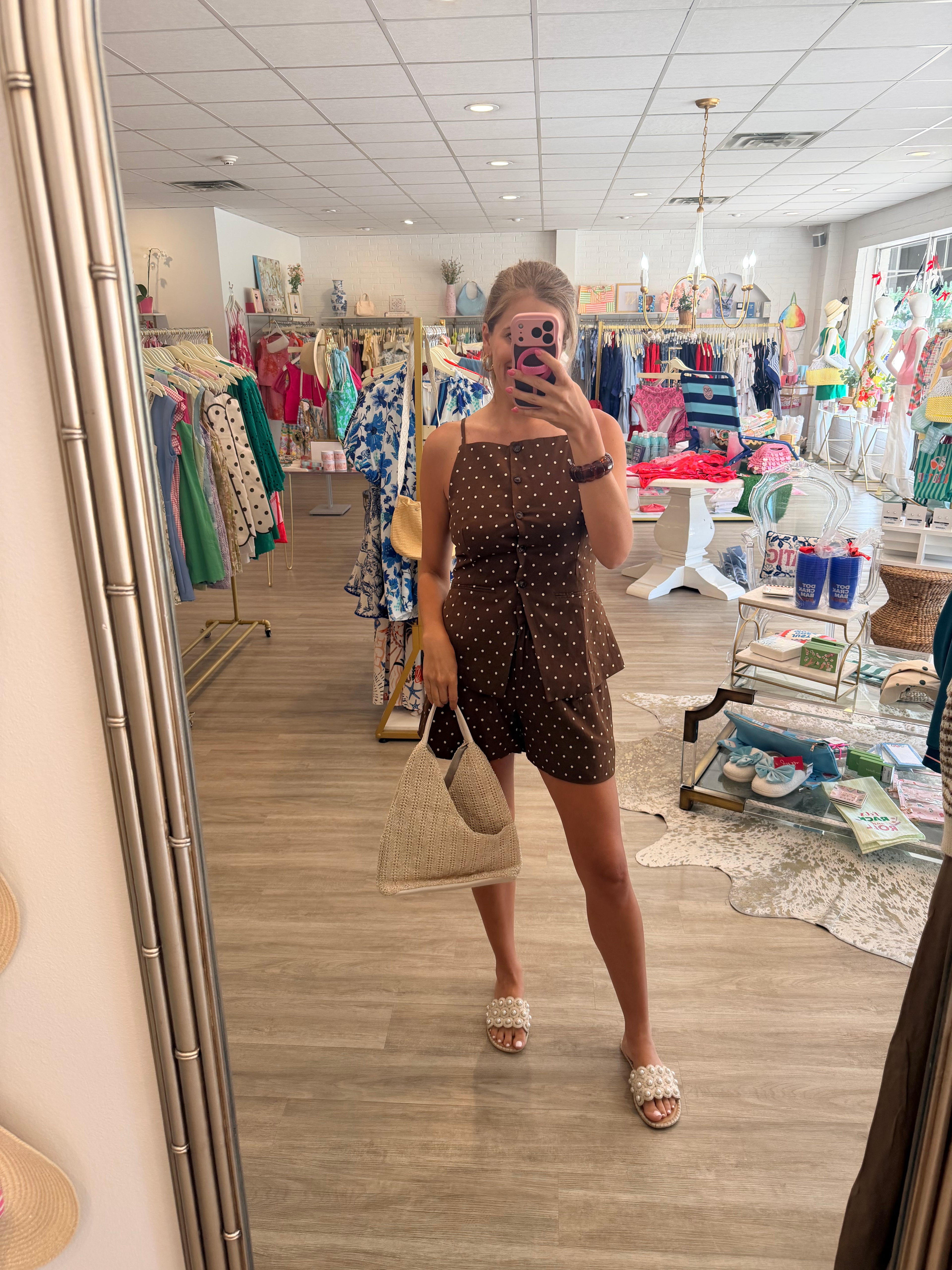 Carson Polka Dot Top
