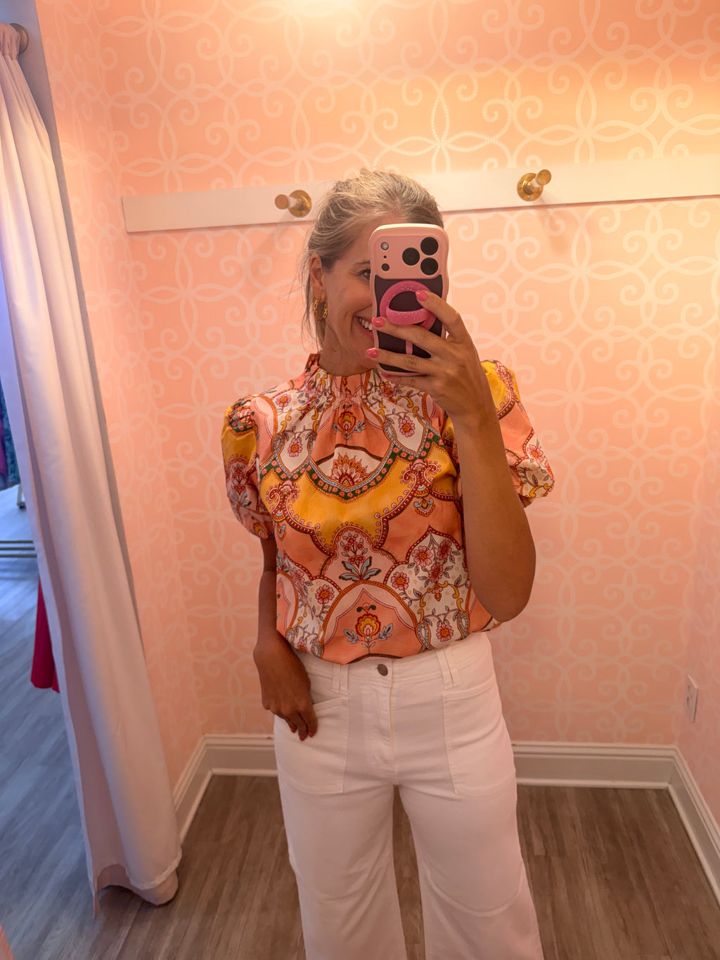Peaches High Neck Top