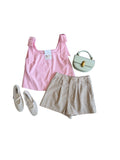 Whitney Square Neck Bow Top