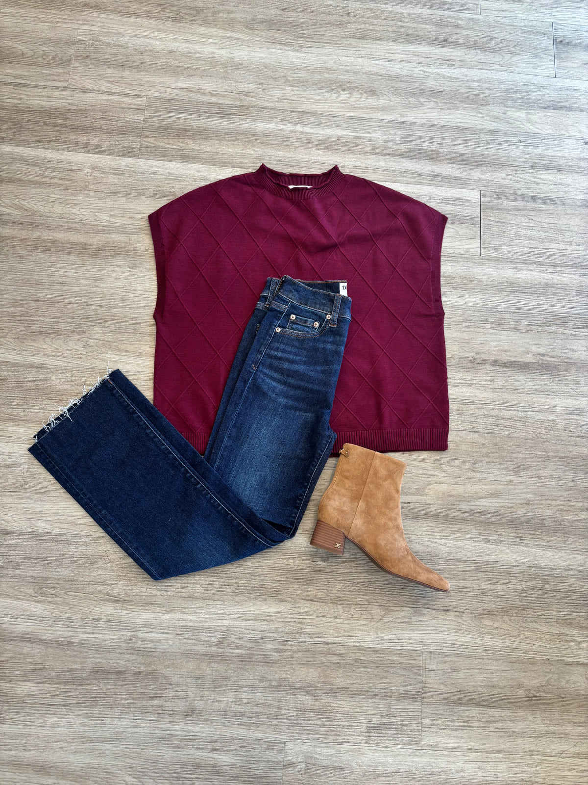Daze Denim Shy Girl Crop Flare Seren