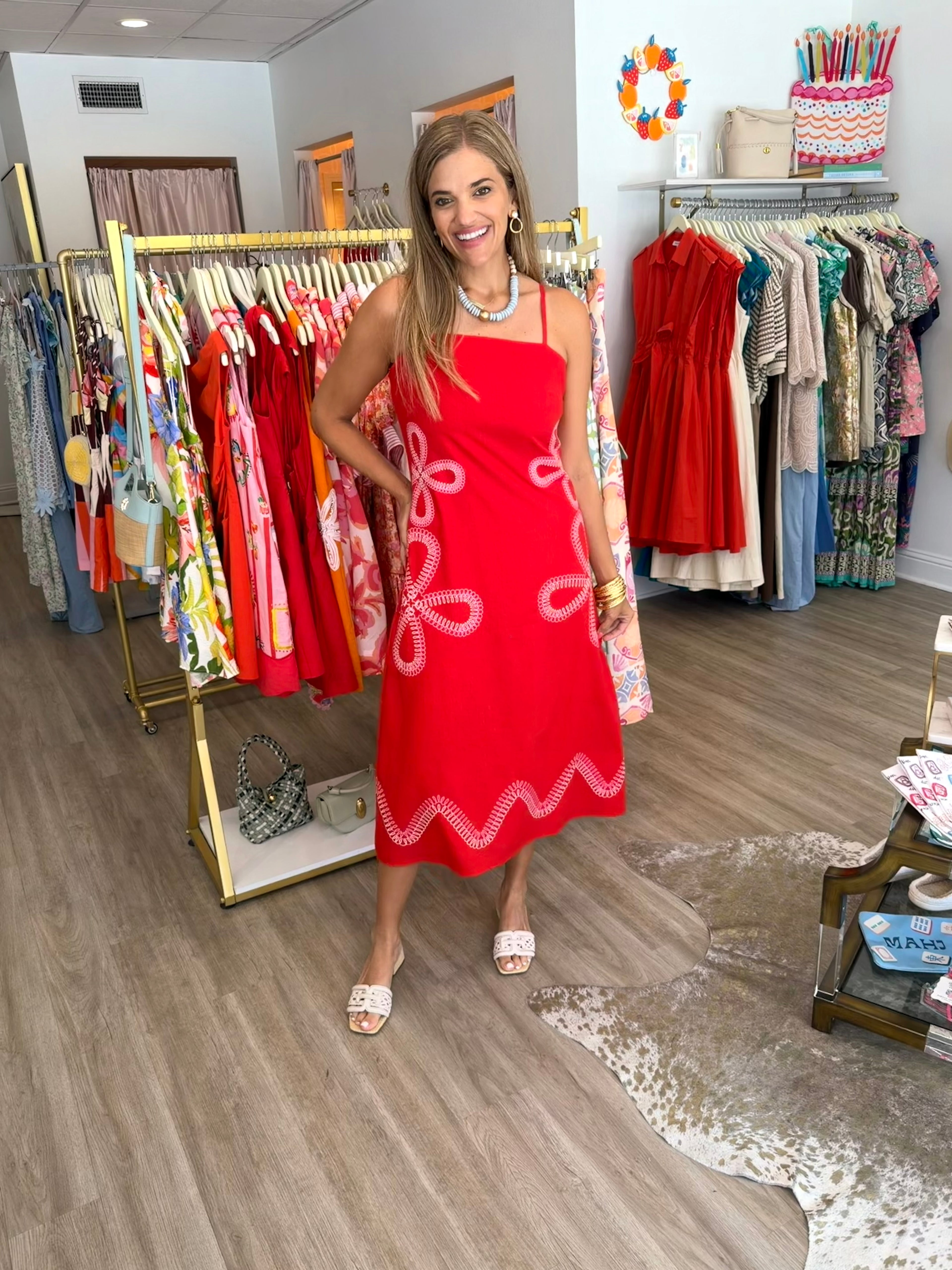Merritt Floral Midi Dress