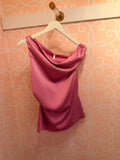 Sasha Asymmetric Satin Top