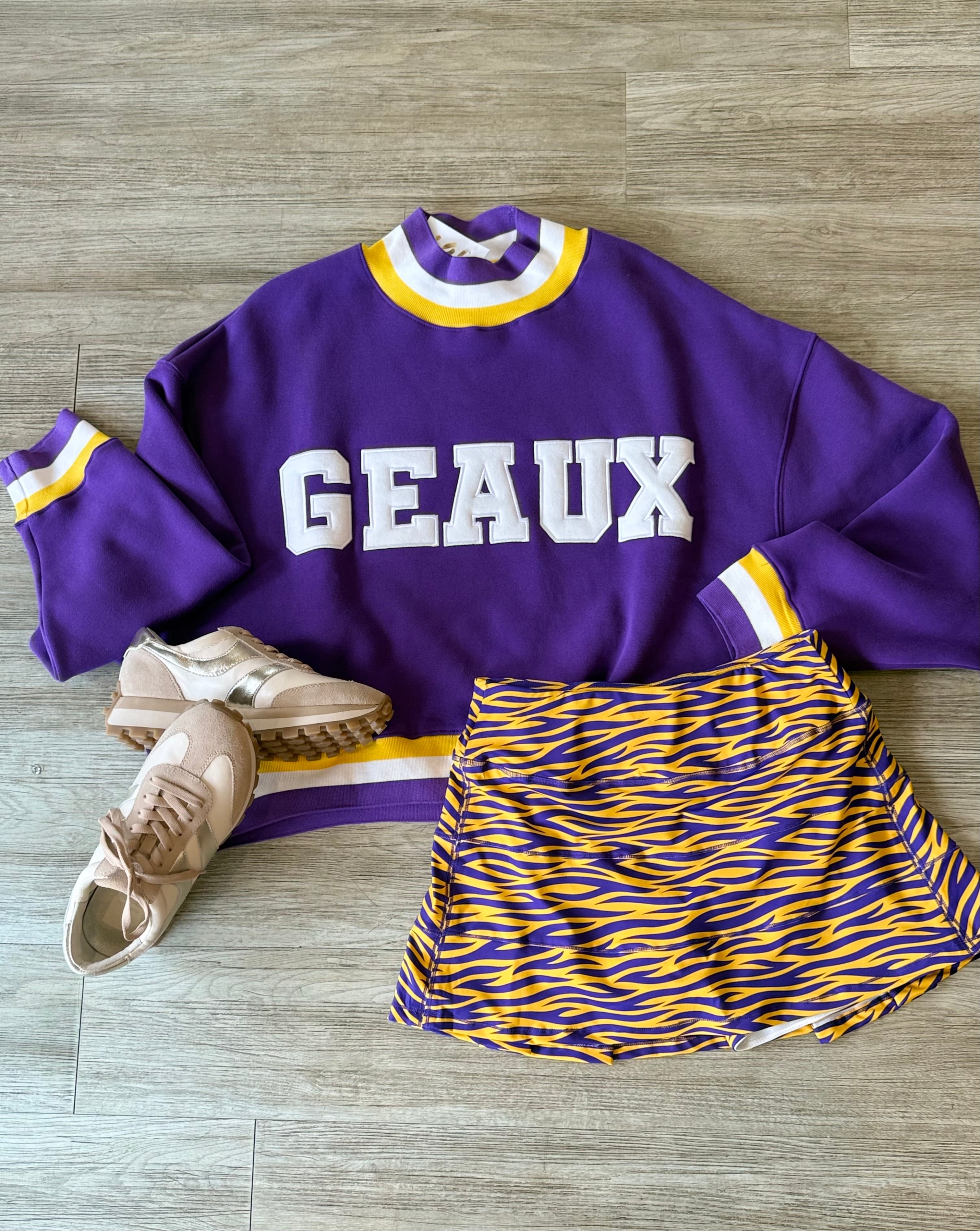 Tiger Stripe Tennis Skort