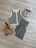 Manon Stripe Sweater Vest