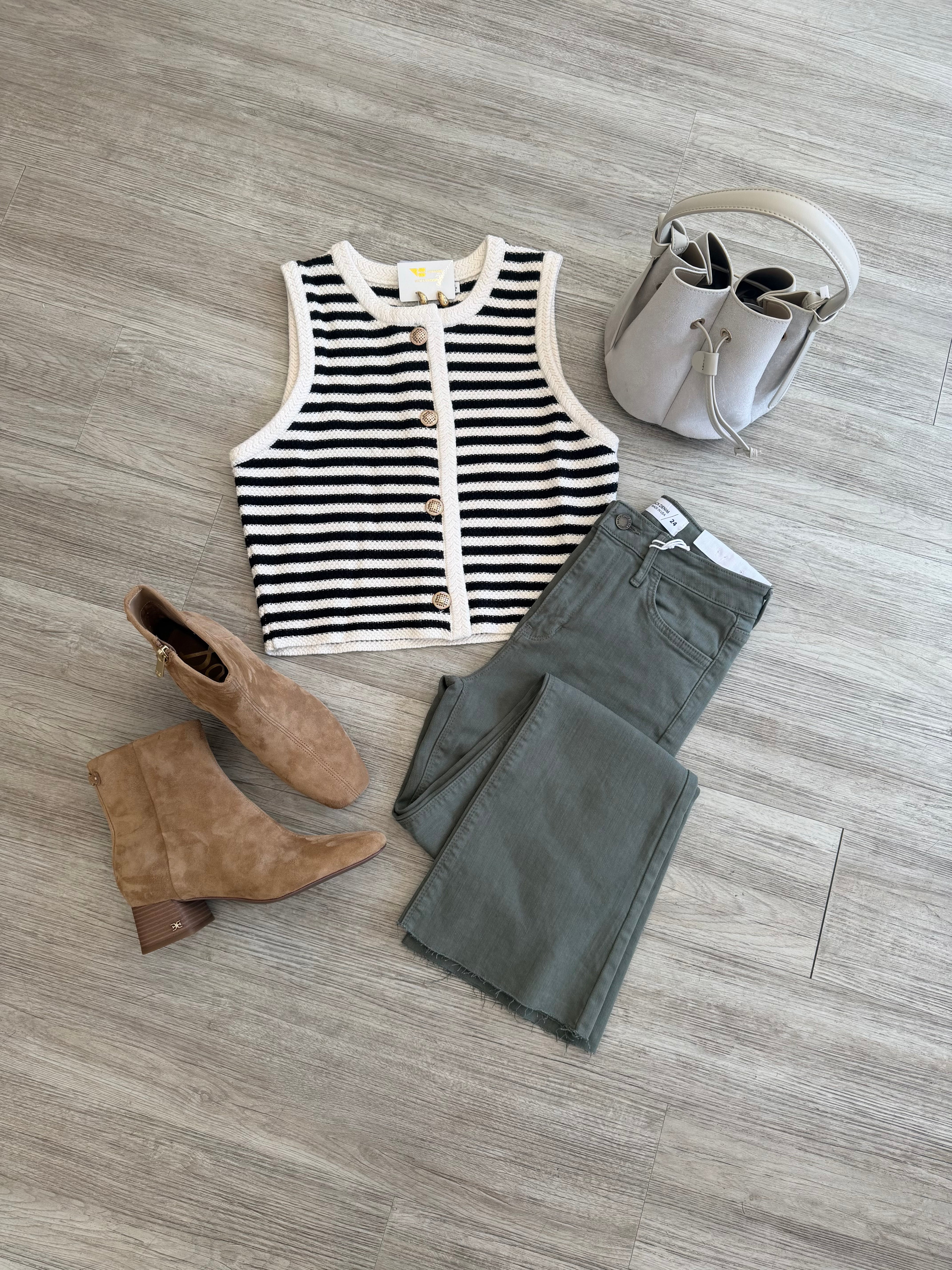 Manon Stripe Sweater Vest