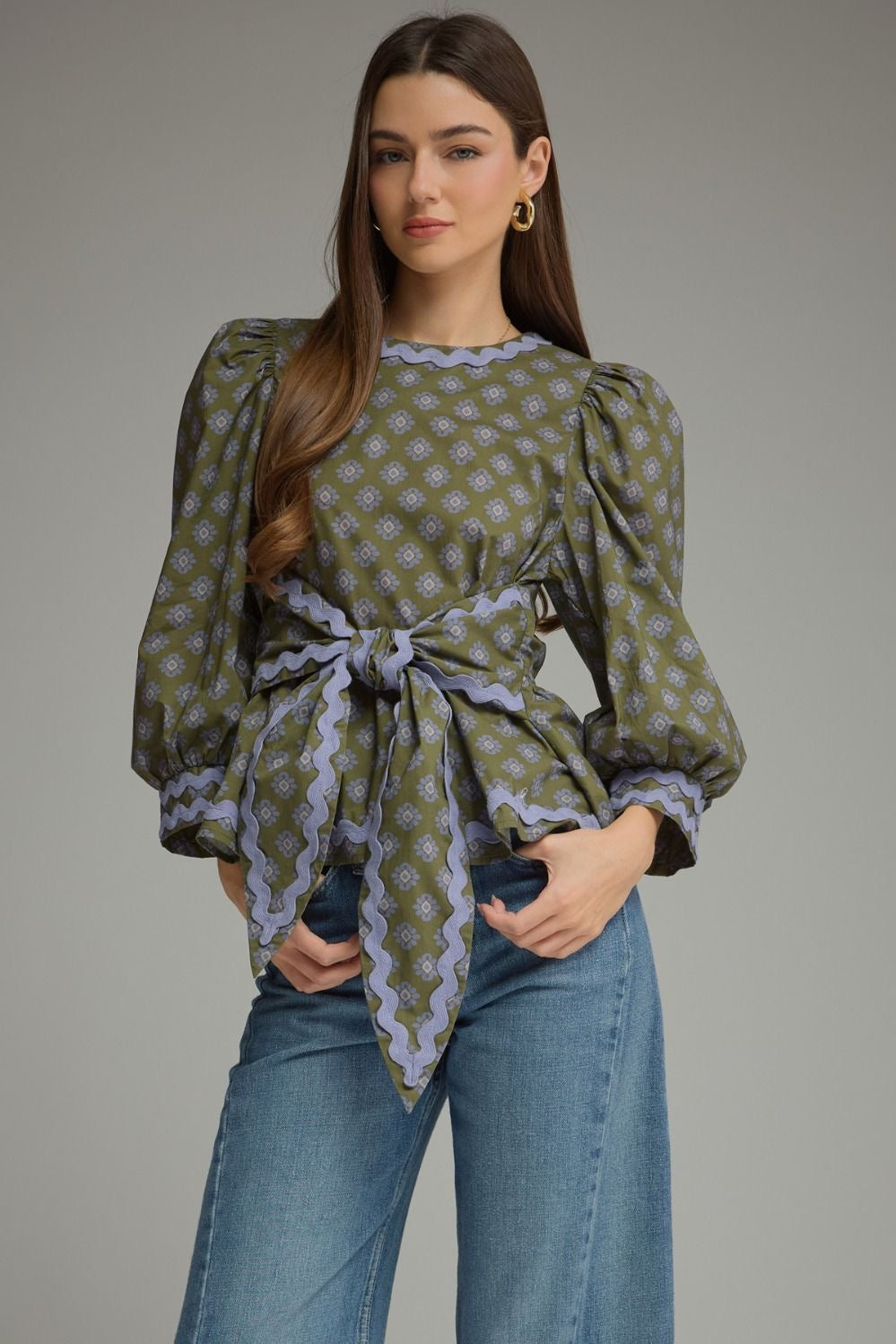 Teresa Print Top