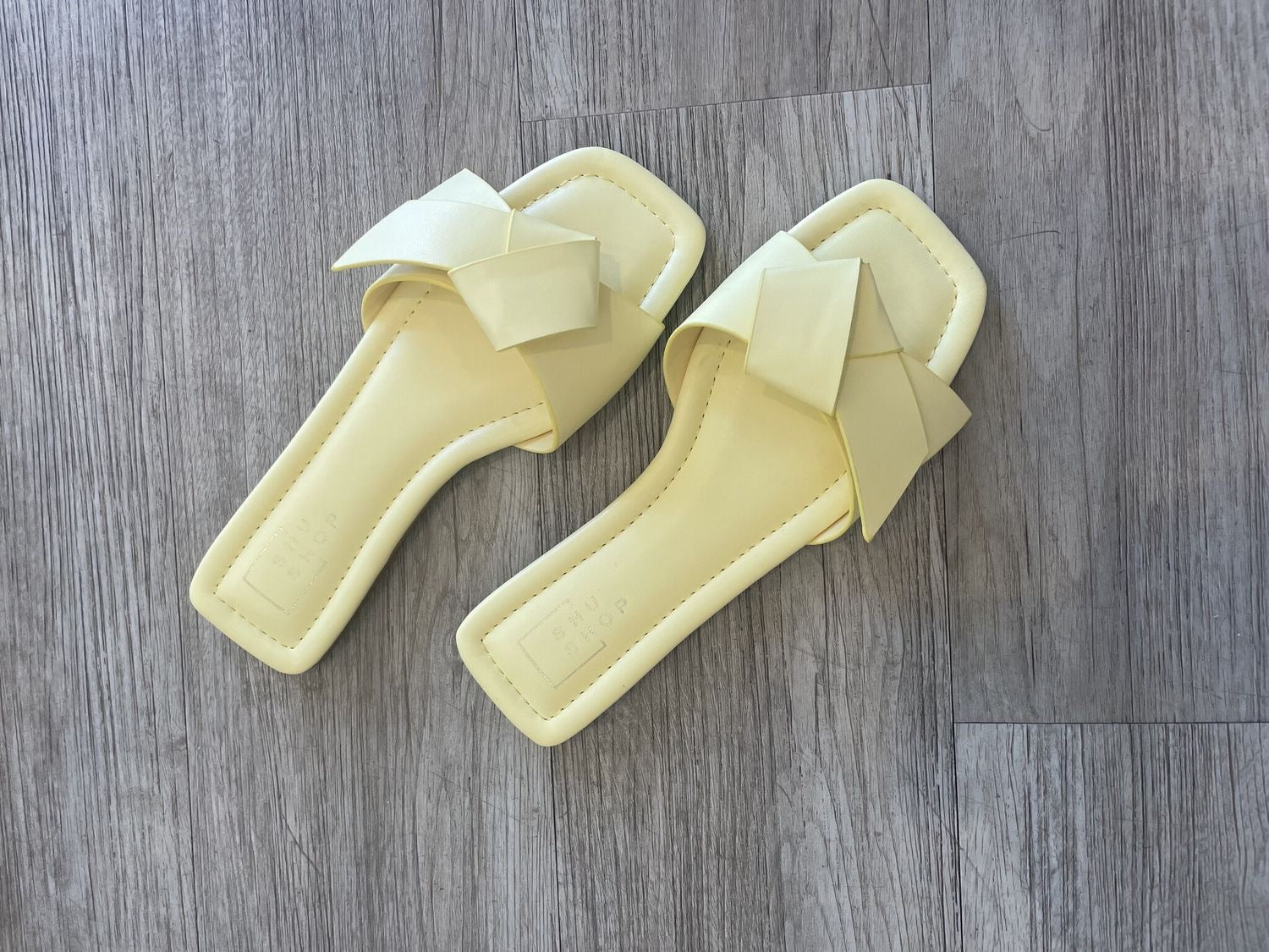 Shu Shop Diana Yellow Sandals