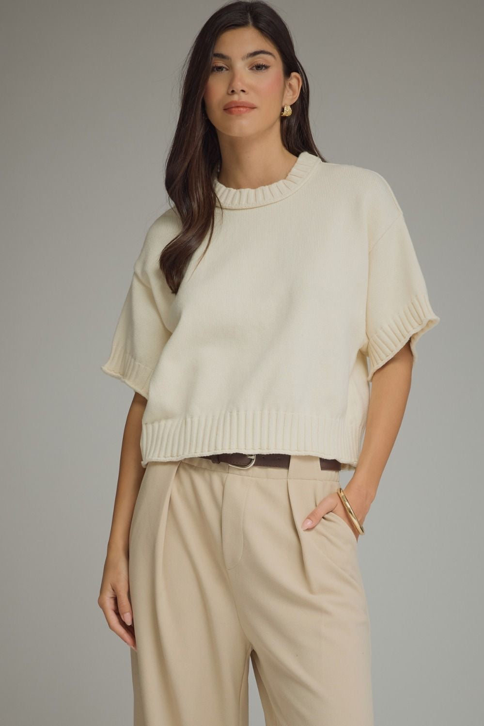 Natalie Drop Shoulder Sweater