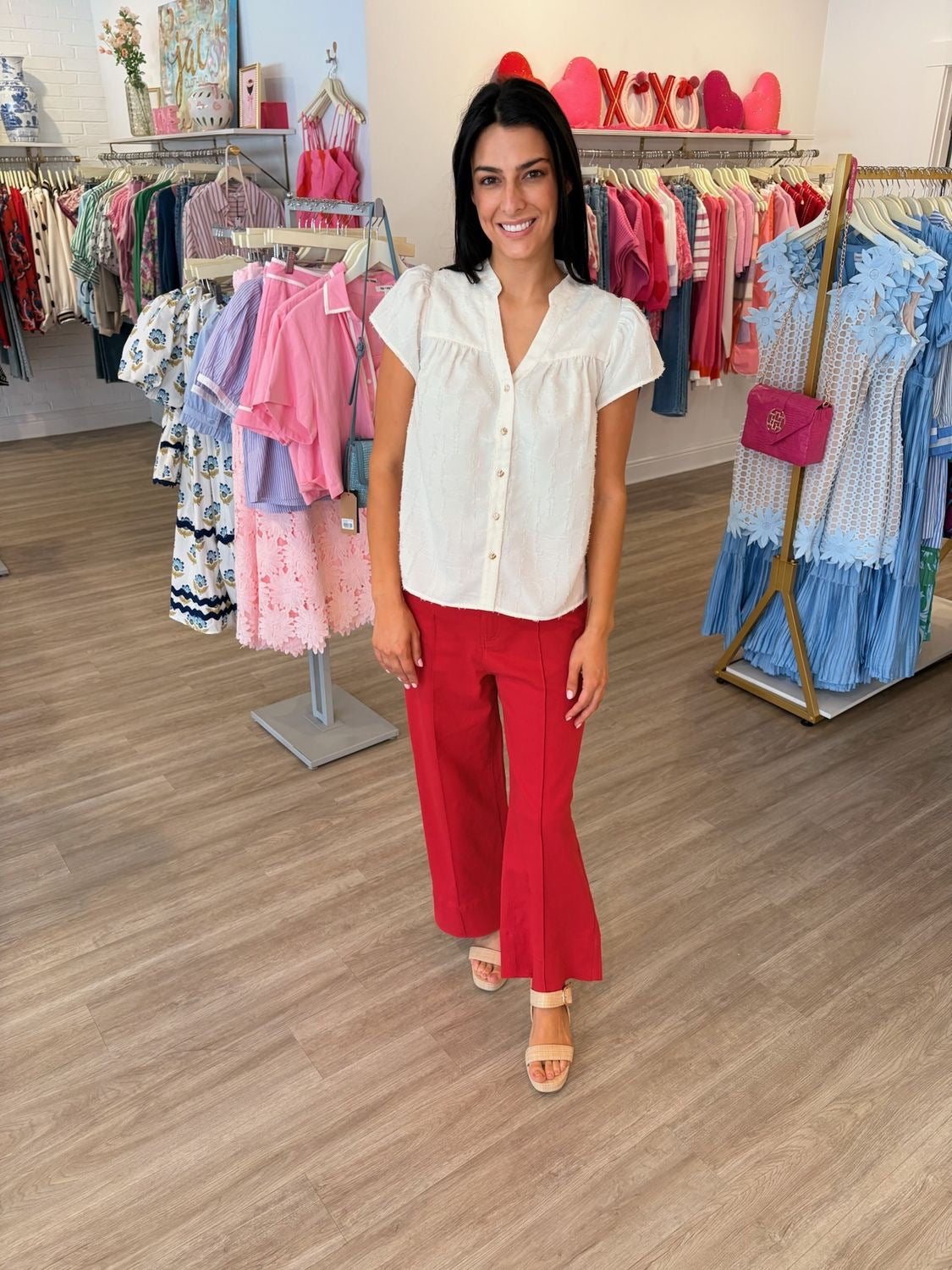 XOXO Pants Red